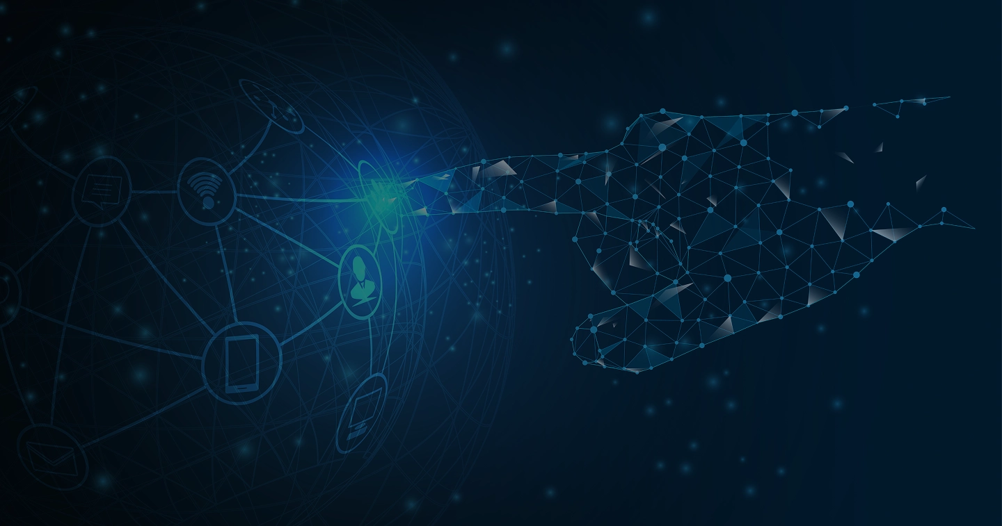 Hintergrundgrafik von Bivoltis 960 AI Kontaktseite